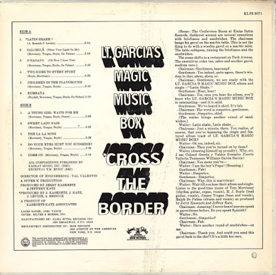 Lt. Garcia's Magic Music Box - 'Cross The Border (1968 USA)