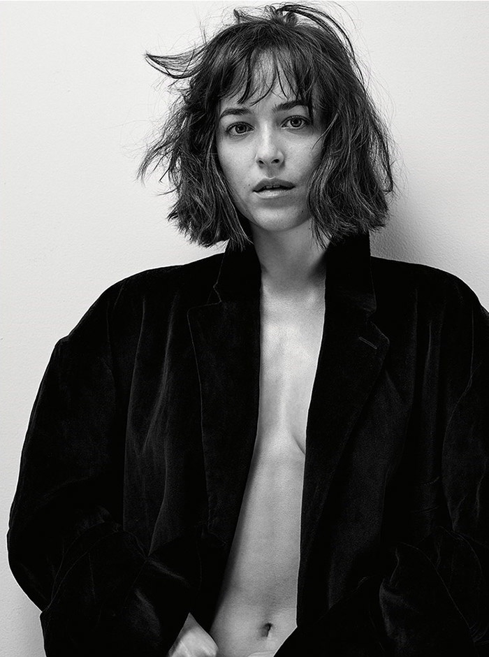Dakota Johnson goes topless for the cover of AnOther Magazine