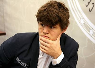 Echecs à Moscou : Ronde 9, le Norvégien Magnus Carlsen (2835) - Photo © ChessBase 