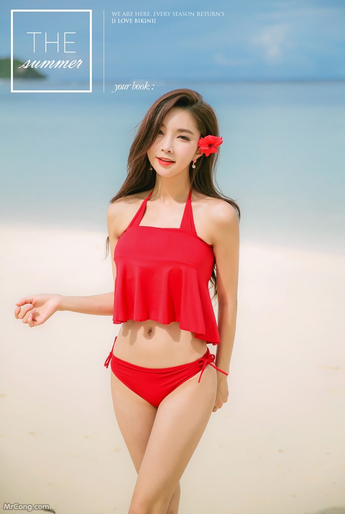 Beautiful Park Soo Yeon in the beach fashion picture in November 2017 (222 photos) photo 10-1