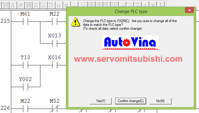 Xác nhận chuyển đổi chương trình PLC từ dòng cũ sang dòng PLC mới Xác nhận chuyển đổi chương trình PLC từ dòng cũ sang dòng PLC mới