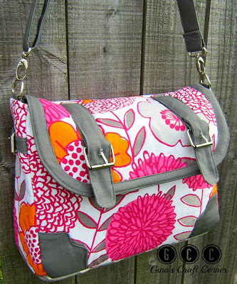 Laptop and iPad Messenger Bag by Gina's Craft Corner (pattern by Sew Sweetness)