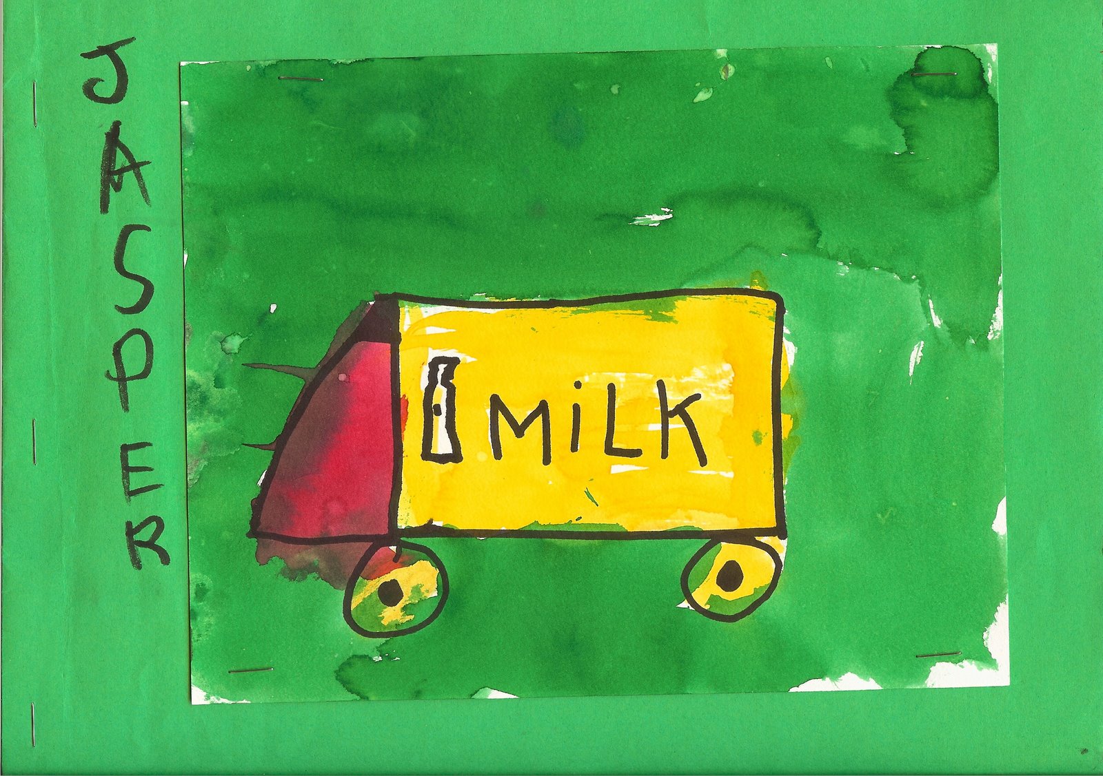 Milk Truck Artwork