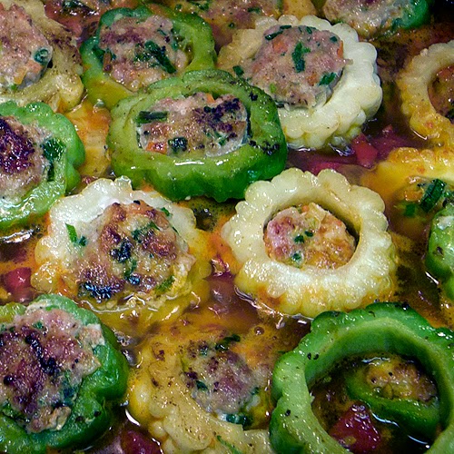 Javaholic Stuffed Bitter Melon in Tomato Sauce