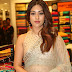 Anu Emmanuel In Green Sari At KLM Fashion Mall Launch