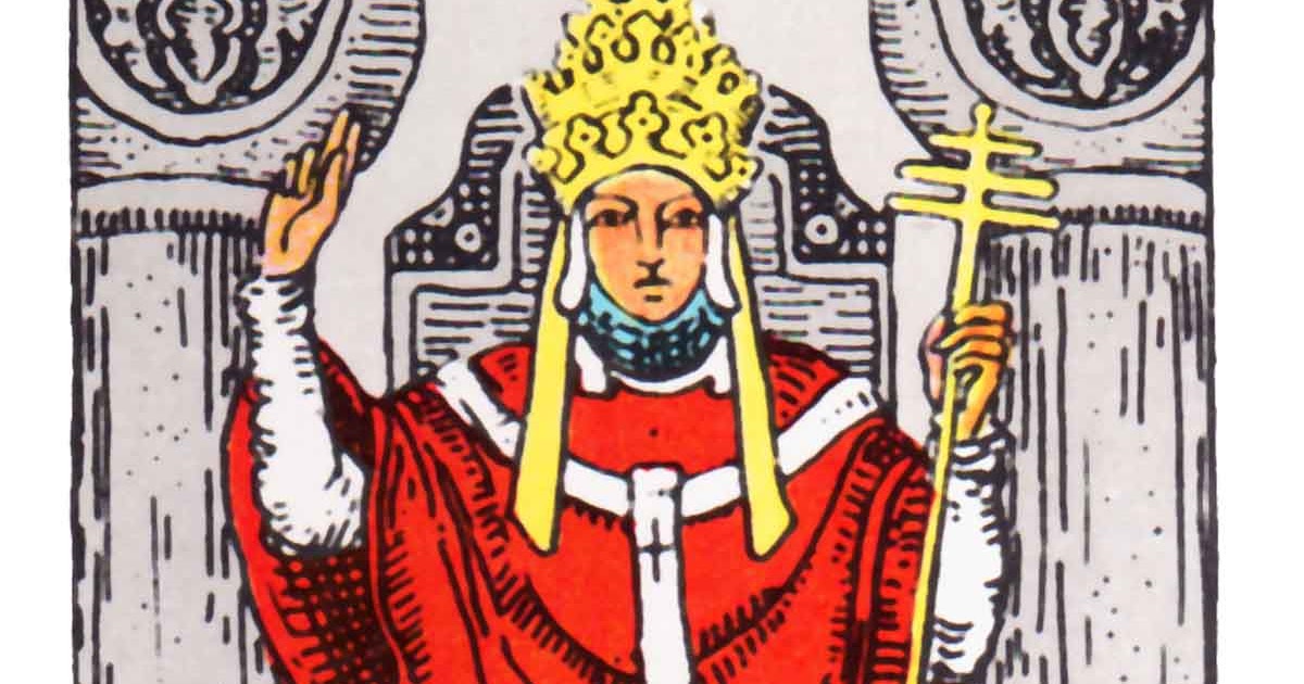 Traveling Templar Tarot Card of the Month The Hierophant