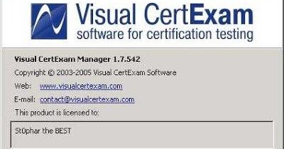 download visual certexam manager 3.2.1 crack