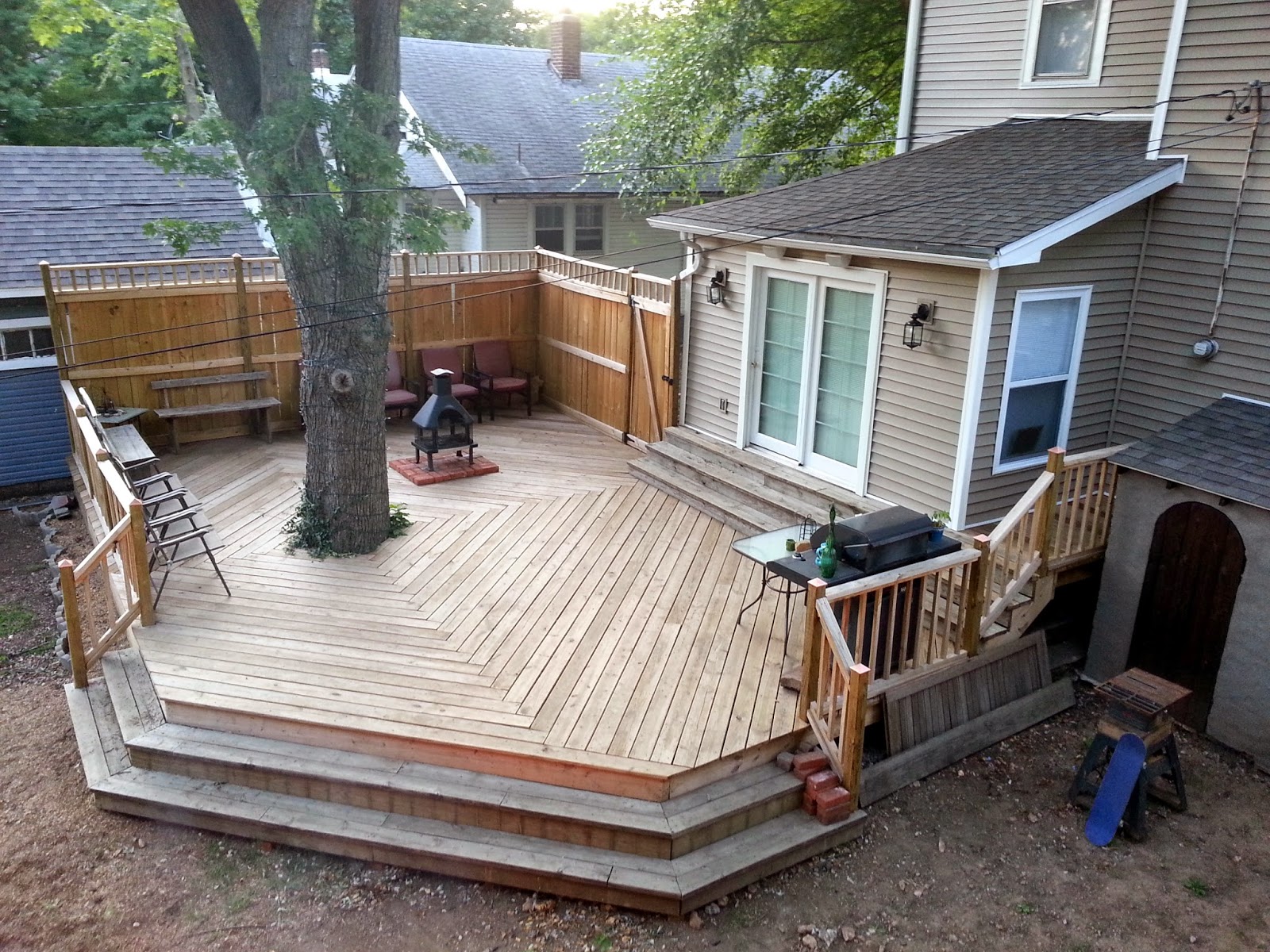 Finished Deck Photo (Finally) the words