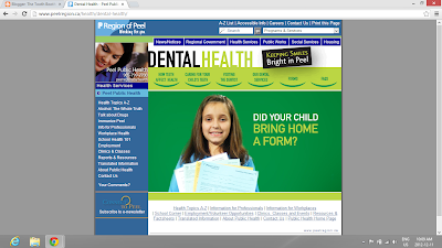 Region of Peel Oral Health Website - Screenshot by Promenade Court Dental