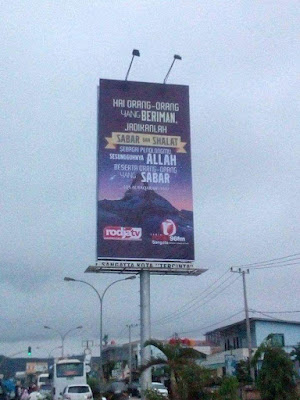 4 Billboard 'Dakwah' di Sangatta Kaltim Ini Tuai Pujian Netizen