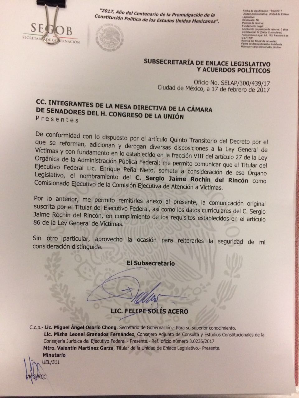 El Blog de Fred L. Alvarez Oficio de nombramiento a favor de Jaime