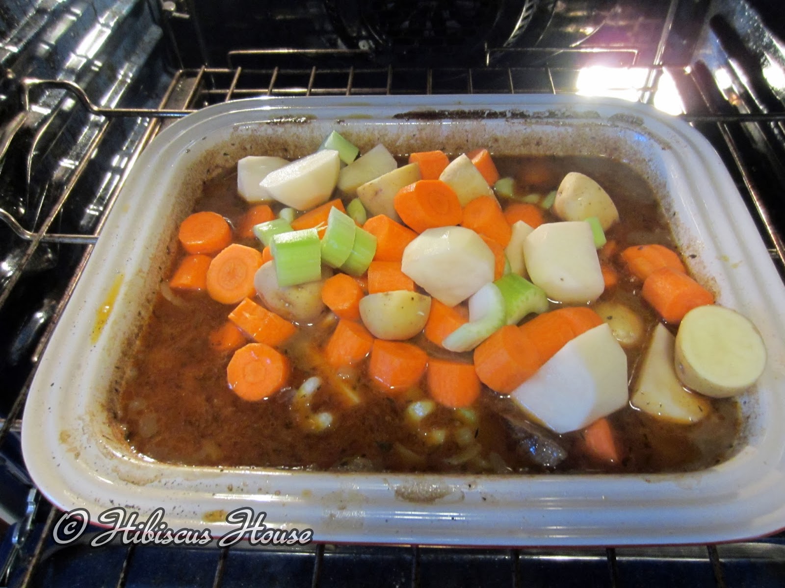 Hibiscus House Cooking to Stay Warm Oven Baked Beef Stew