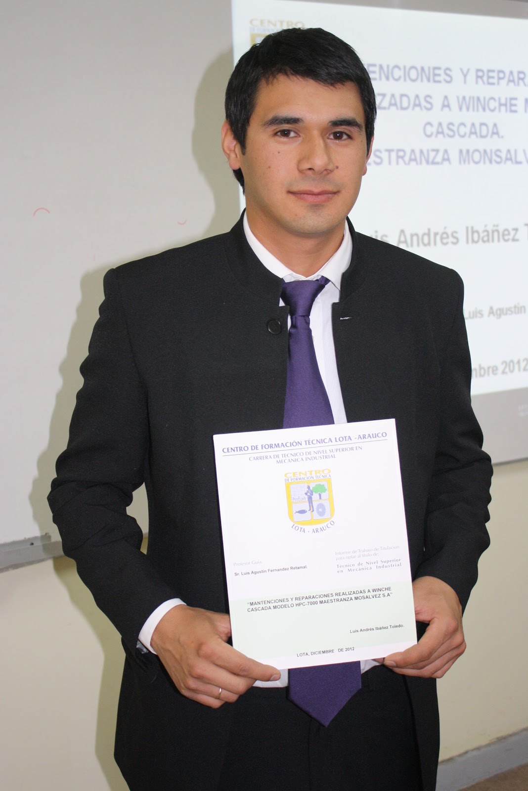 Titulados Mecánica Industrial CFT Lota Arauco LUIS IBAÑEZ