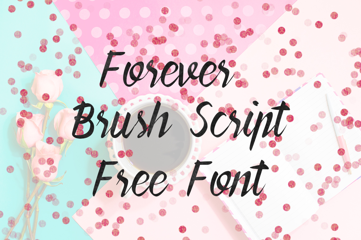 DLOLLEYS HELP Forever Brush Script Free Font