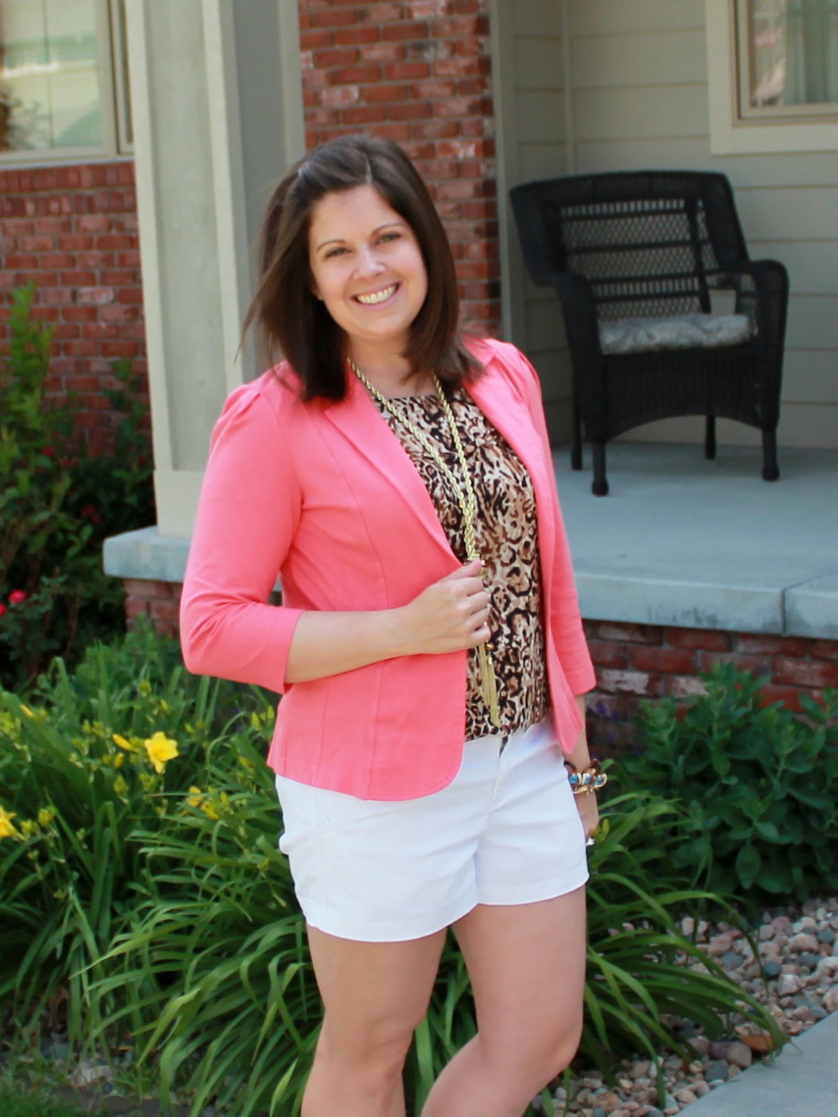 My New Favorite Outfit: Coral and Leopard