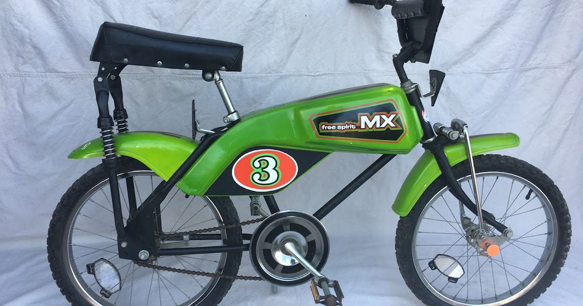The Whistle Bike Shop 1976 Sears Free Spirit MX No. 3 Green Old School
