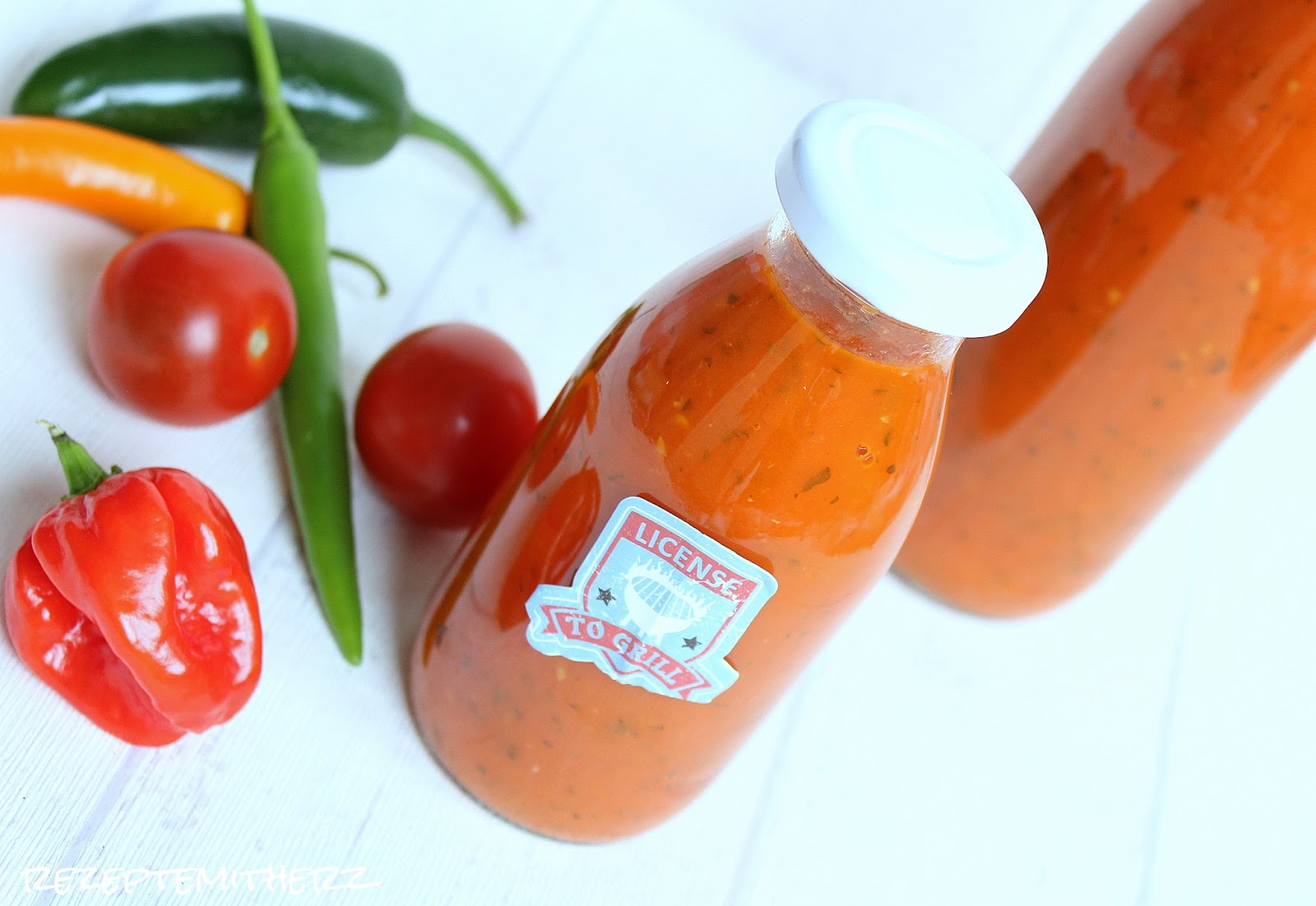 Rezepte mit Herz: Scharfe Grillsauce
