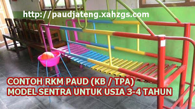 Contoh RKM PAUD Model Sentra KB TPA Usia 3-4 Tahun