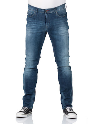  Mustang Herren Jeans Vegas - Slim Fit - Blau - Super Stone