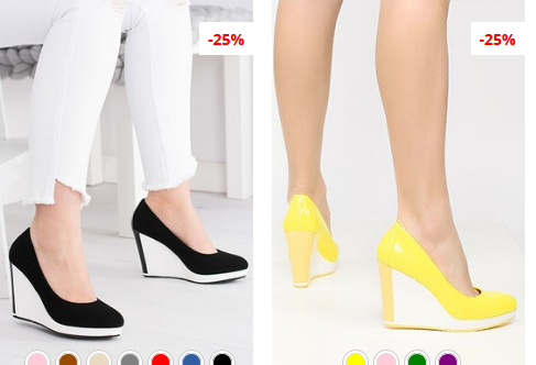 Pantofi cu platforma galbeni , Negri la moda 2019 piele eco intoarsa ieftini Pantofi cu platforma galbeni , Negri la moda 2019 piele eco intoarsa ieftini