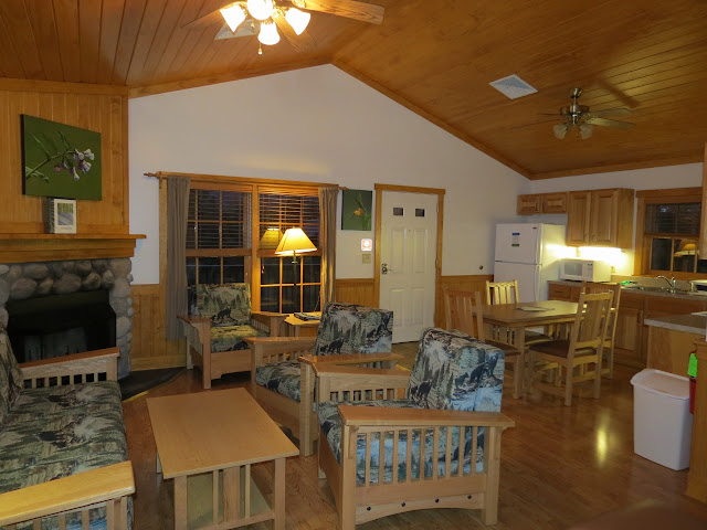 Cabin 6 at Shenandoah River State Park makes a great base camp for hiking in the park and in the Shenandoah National Park