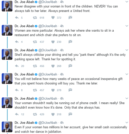 DG Bureau of Public Service Reforms dishes out marriage advise to men on twitter