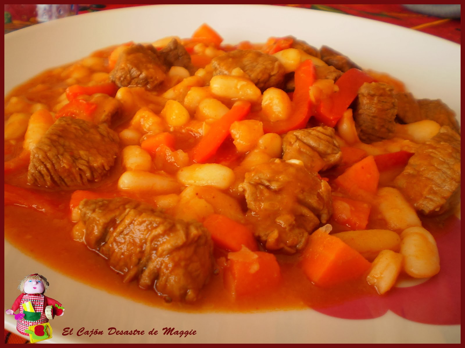 El cajón desastre de Maggie ESTOFADO CON JUDÍAS BLANCAS Y ZANAHORIAS