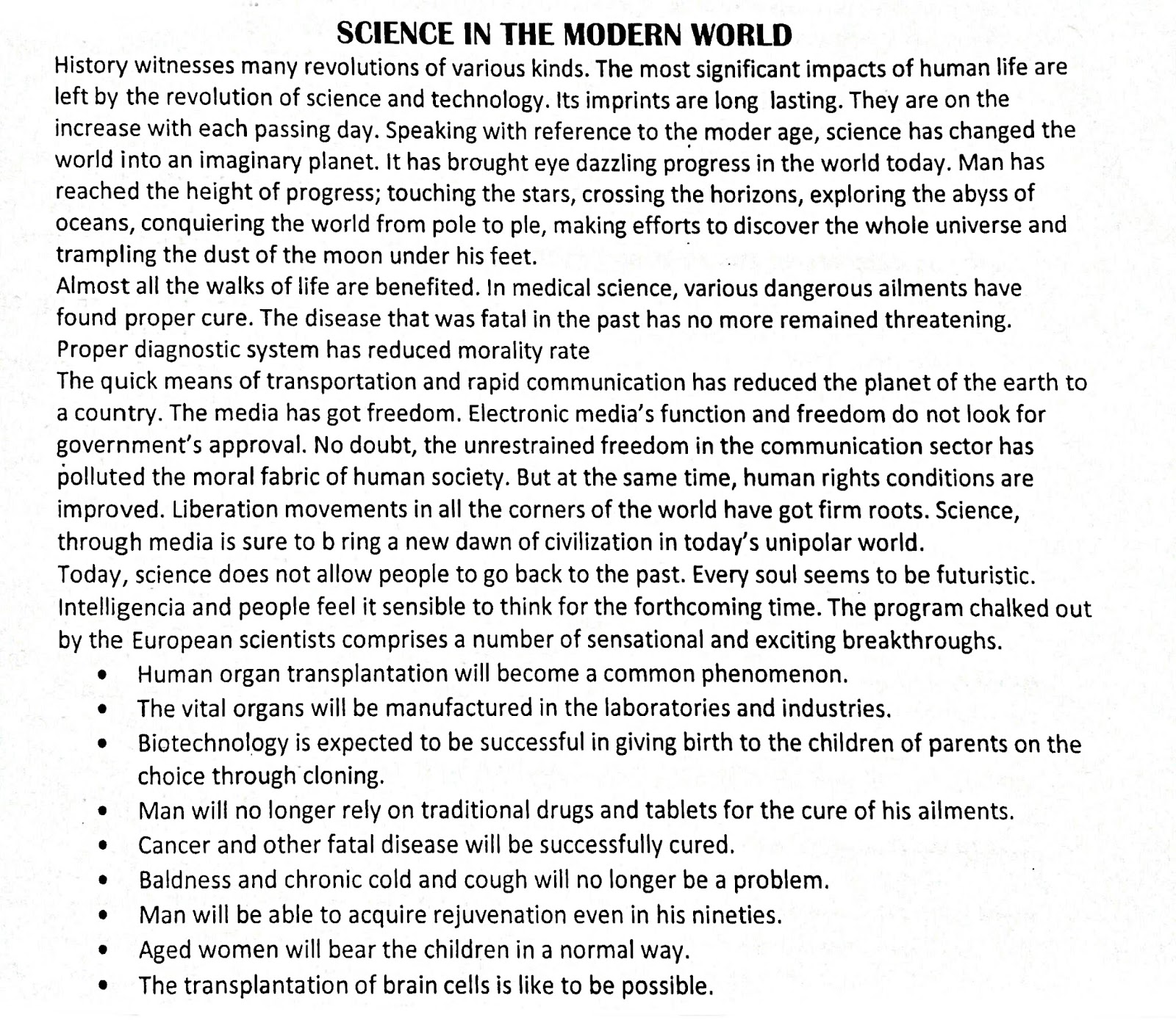 Education Is The Key To Success Essay On Blessing Of Science