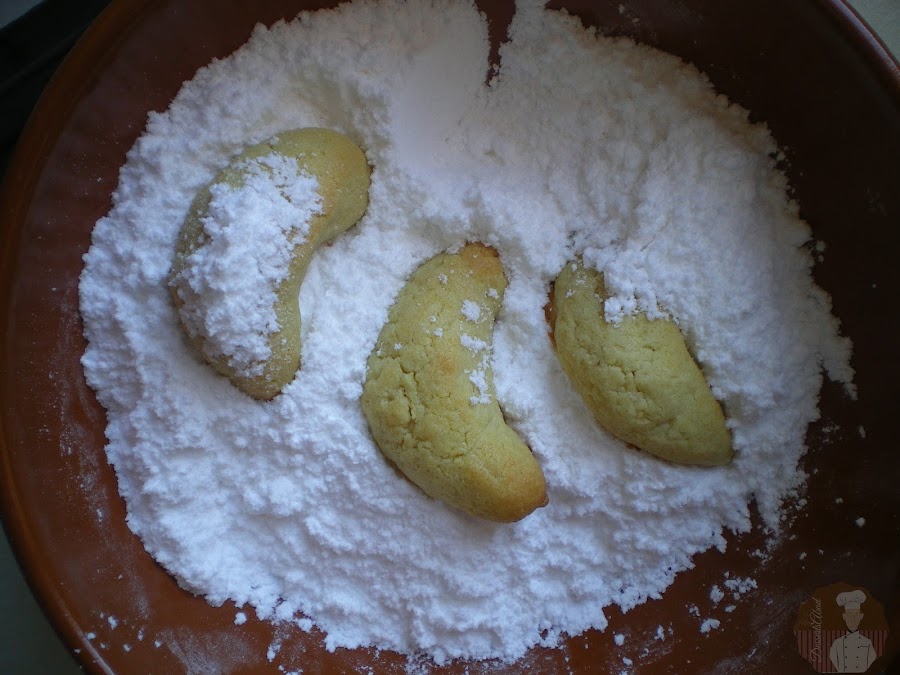 Rebozado en azúcar glas