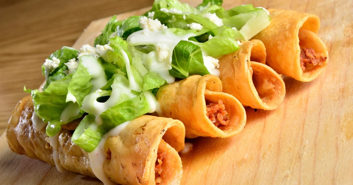 Flautas | Typical Mexican food