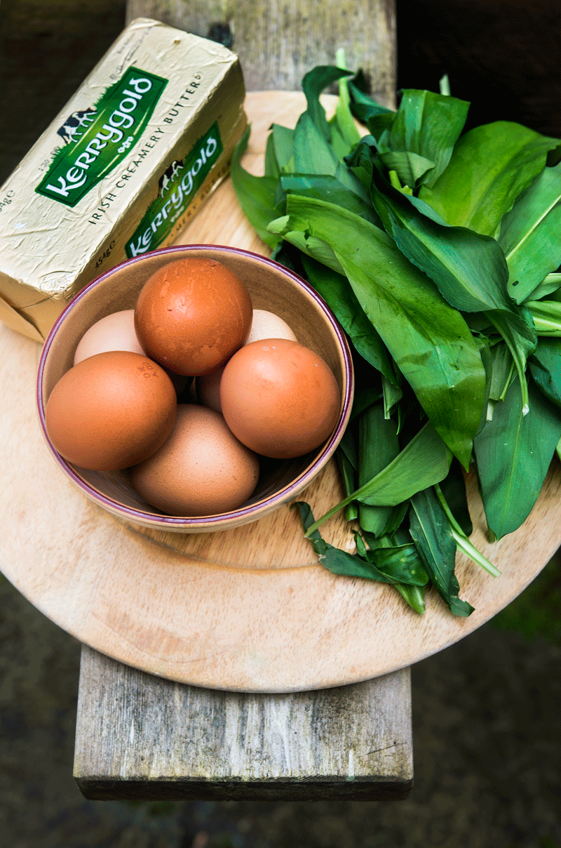 Ramp Butter & Irish Brown Soda Bread WILD GREENS & SARDINES