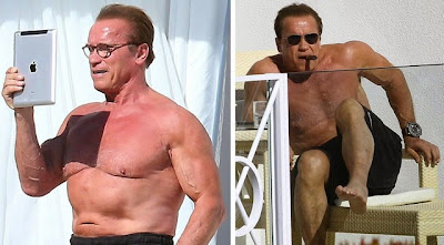 Arnold Schwarzenegger old funny naked