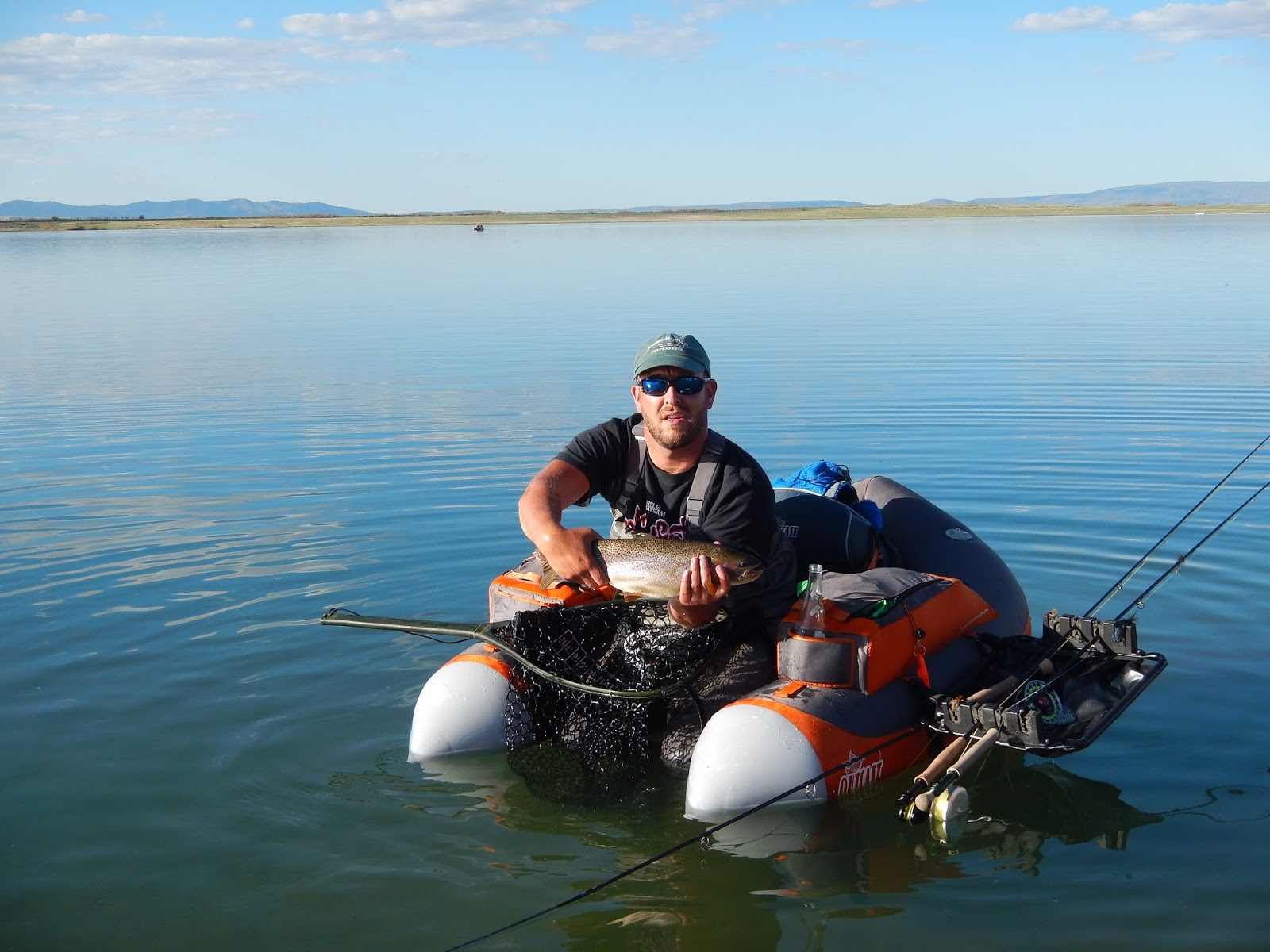 Fly Fish Addiction Stillwater Wyoming Lake Action!
