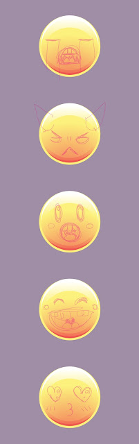 Bagaimana Menggambar Set Emoticon di Adobe Illustrator (Menangis)
