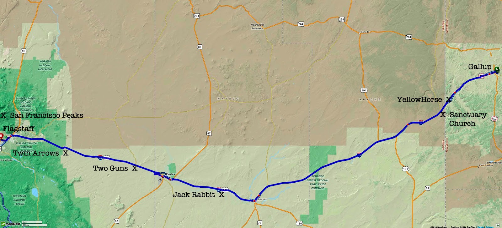 RiverBear Photo Blog Gallup, NM to Flagstaff, AZ