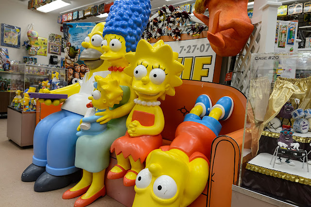 The Simpsons Watch TV at the Barker Museum