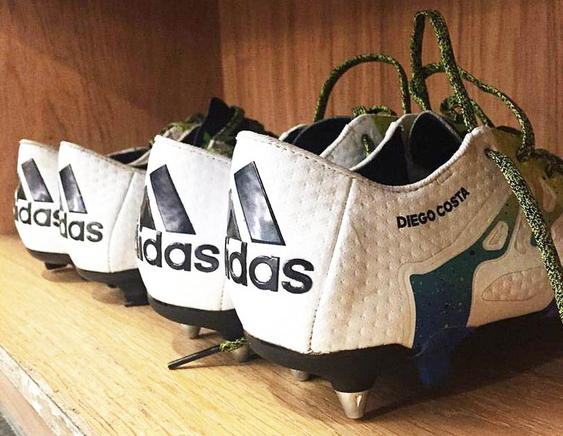 Closer Look Diego Costa's Custom Adidas X 15.1 Primeknit Boots Footy Headlines
