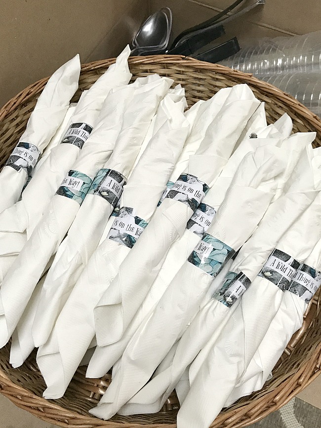 silverware wraps for where the wild things are