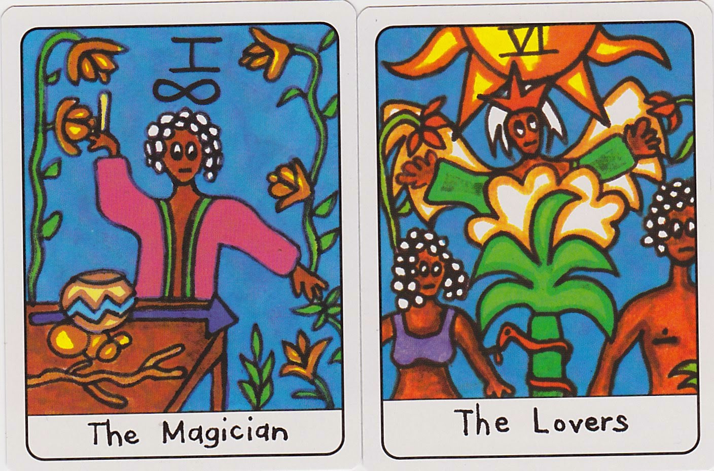 LIZZIE'S LOGIC Deck Review The African Tarot