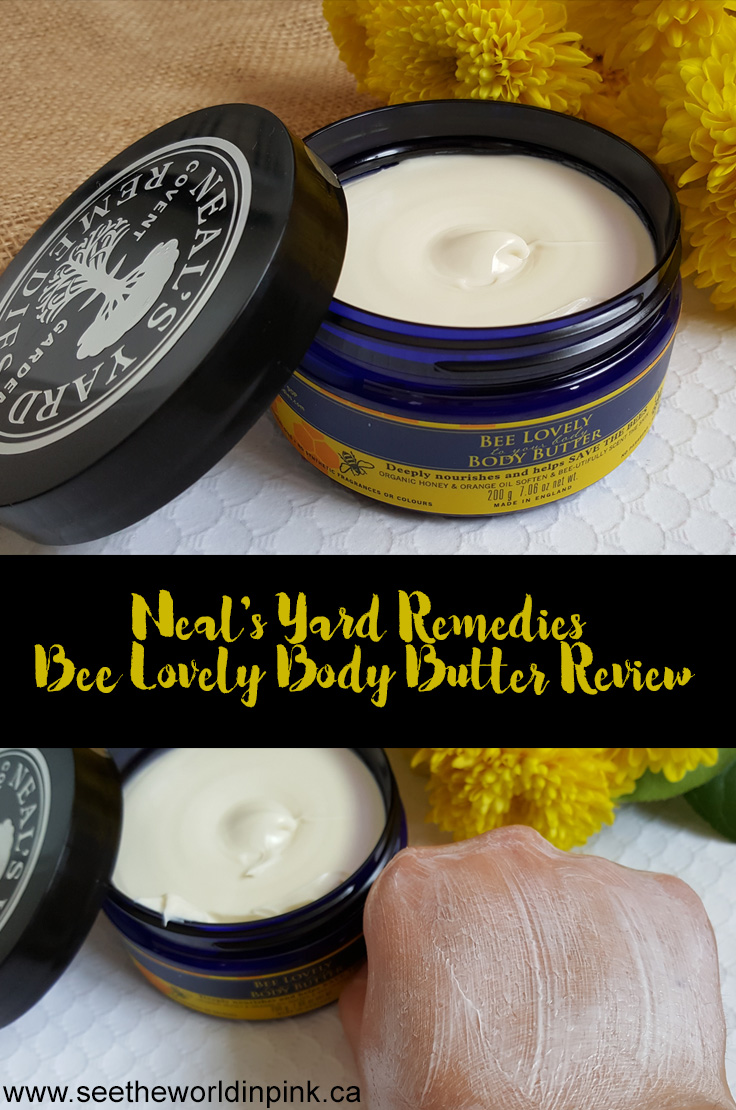 Skincare Sunday - Neal's Yard Remedies Bee Lovely Body Butter Review 