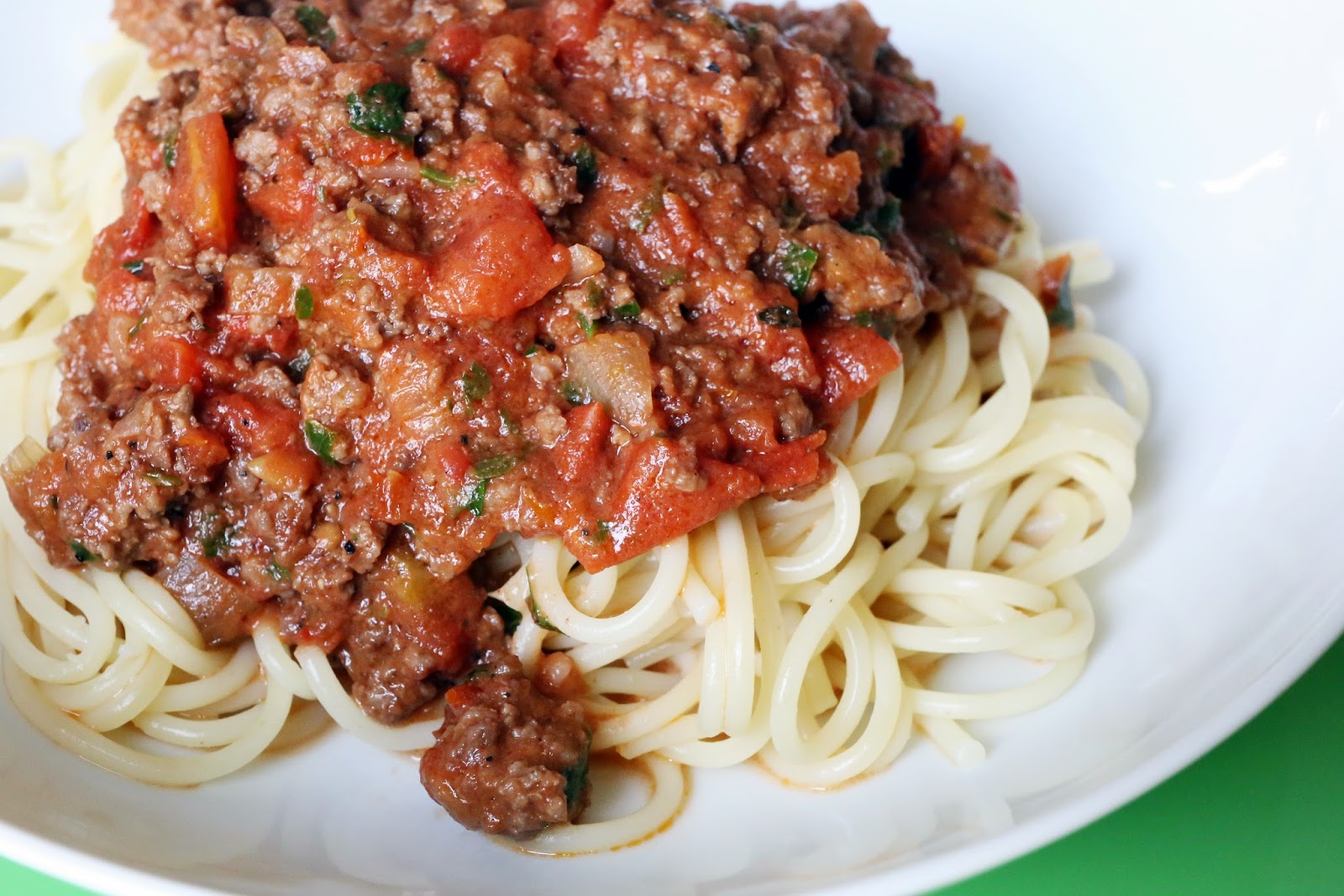 Sachen die glücklich machen Spaghetti Bolognese nach