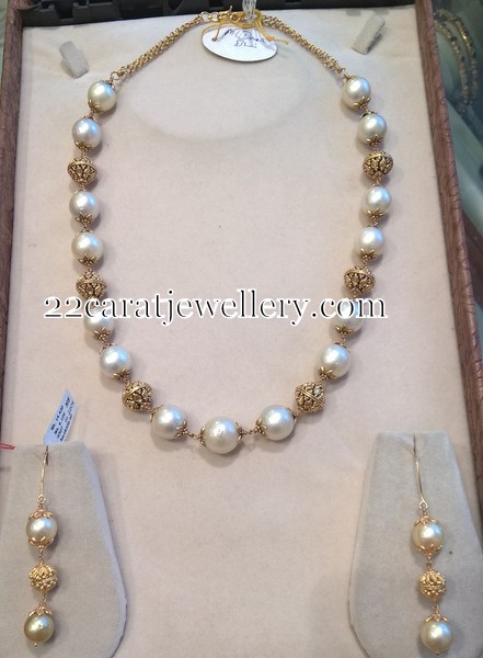 South Sea Pearls Set by SMJ - Jewellery Designs