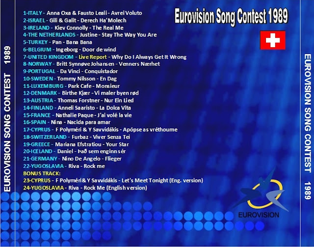 Eurovision Song Contest Music EUROVISION SONG CONTEST 1989