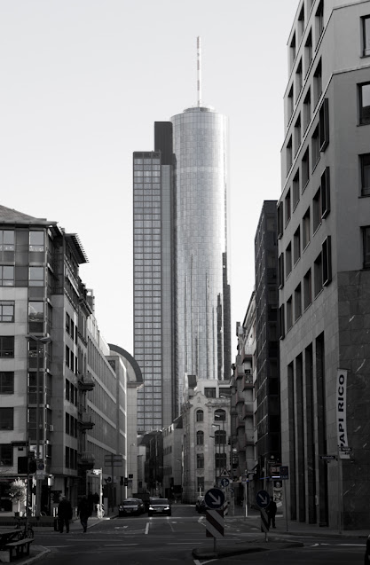 Grattacieli del quartiere finanziario-Francoforte
