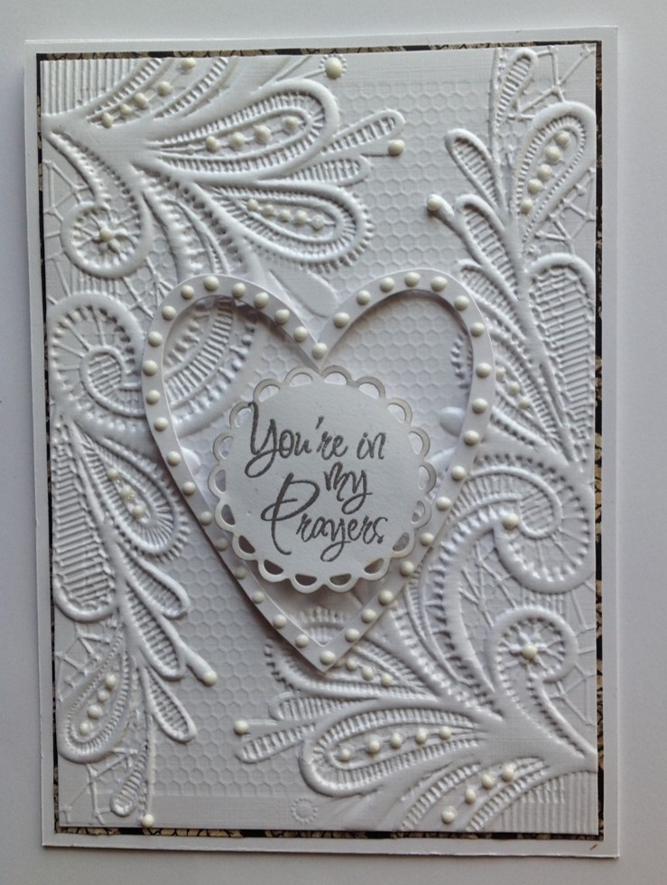 Lil Artsy Woman "Crafter's Companion 3 D Embossing Folder"