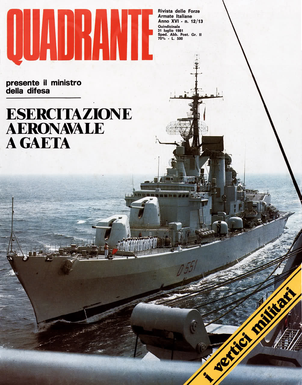 SI VIS PACEM, PARA BELLUM Cacciatorpediniere lanciamissili AUDACE e ARDITO