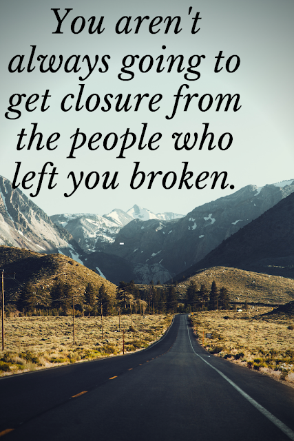 Seek personal closure instead. 