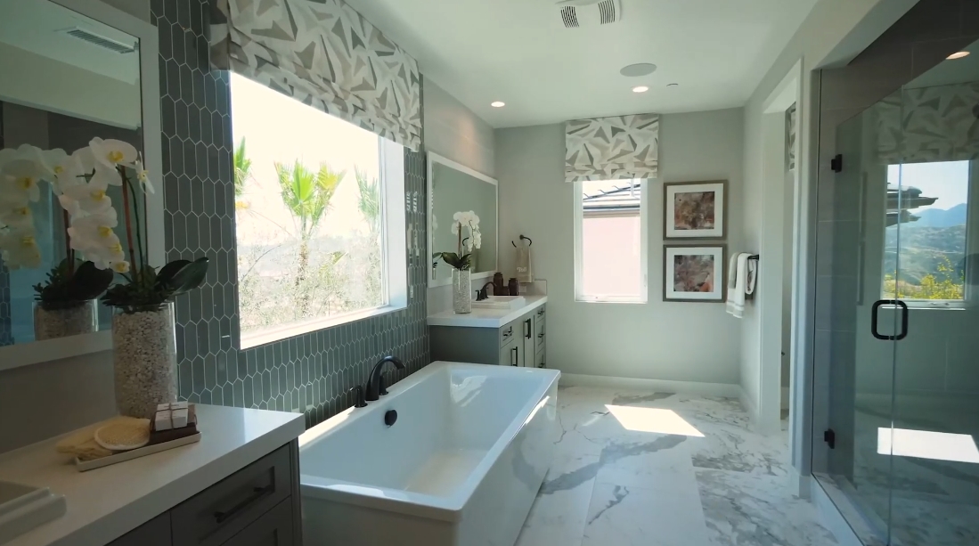 33 Interior Design Photos vs. Toll Brothers Porter Ranch, CA Harwood Model Home Tour