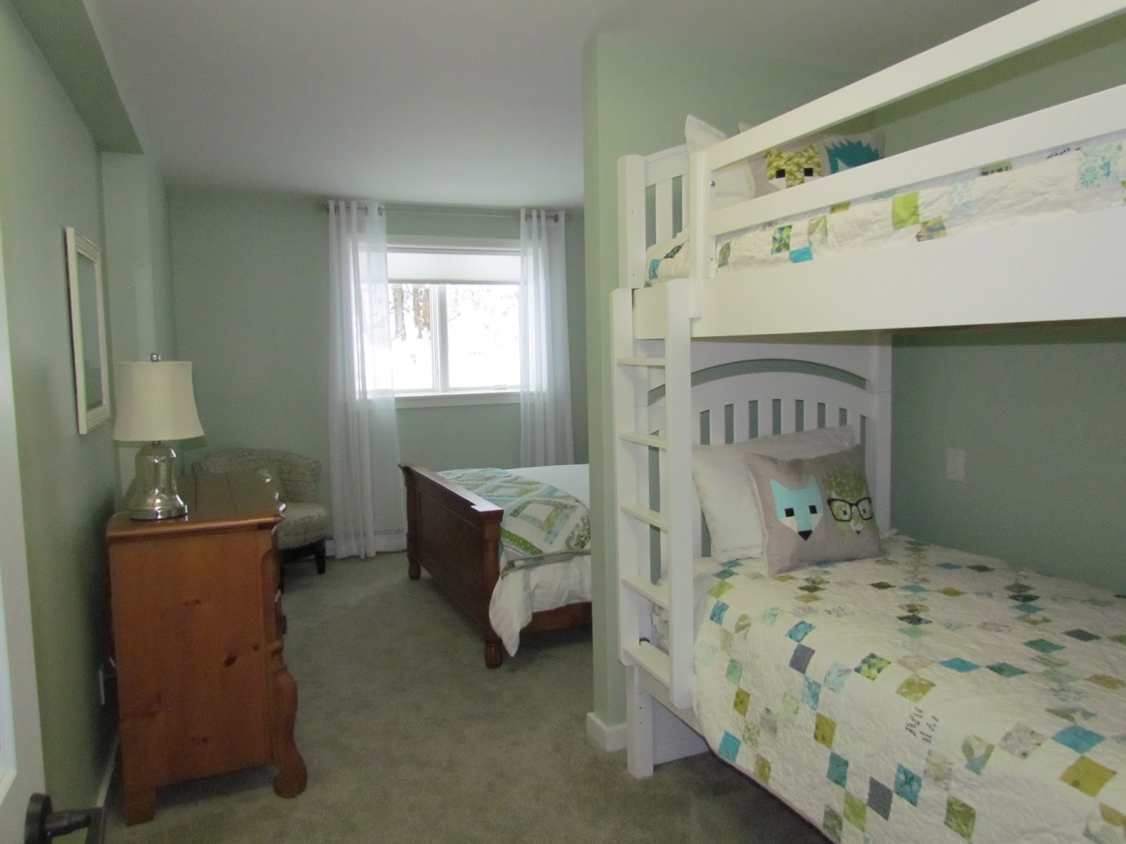 KayakQuilting Finished Bunk Bed Quilts and Family Bedroom